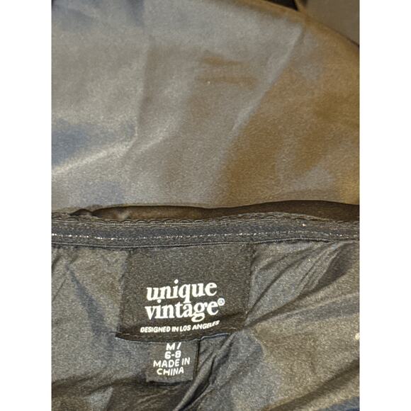 Unique Vintage Barbie Black Satin Strapless Enchanted Evening Gown M 6 8 NWOT - Picture 4 of 4